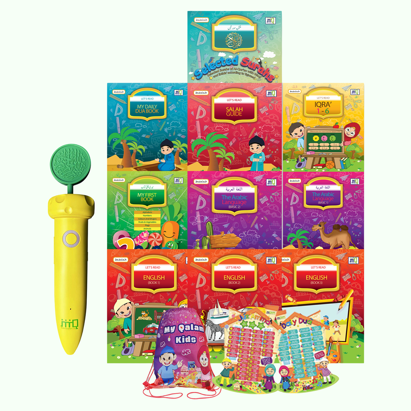 10 KIDS BOOKS WITH TALKING PEN